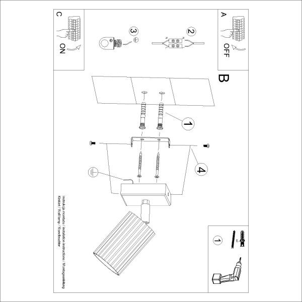 Brilagi - LED Nástěnné bodové svítidlo CRESTO 1xGU10/10W/230V hnědá