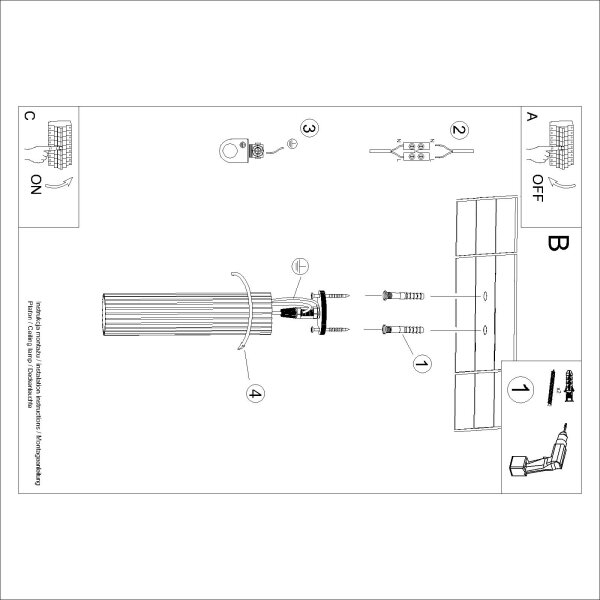 Brilagi - LED Bodové svítidlo CRESTO 1xGU10/10W/230V 30 cm černá