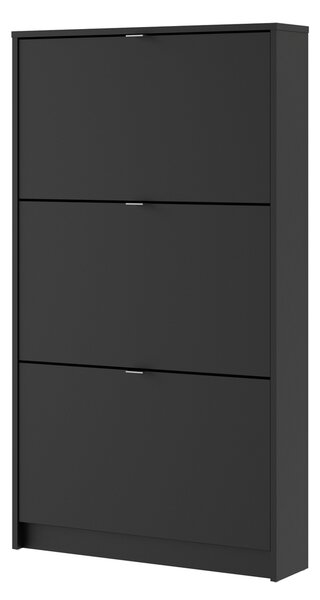 Botník Modulo - 123,5 x 70 x 16,5 cm | černý