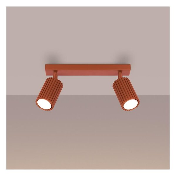 Brilagi - LED Bodové svítidlo CRESTO 2xGU10/10W/230V červená
