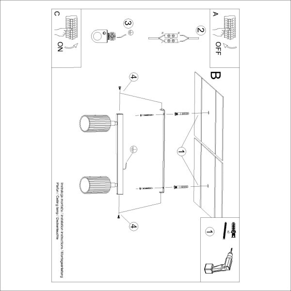Brilagi - LED Bodové svítidlo CRESTO 2xGU10/10W/230V červená