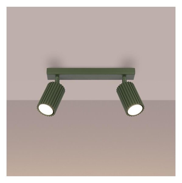 Brilagi - LED Bodové svítidlo CRESTO 2xGU10/10W/230V zelená