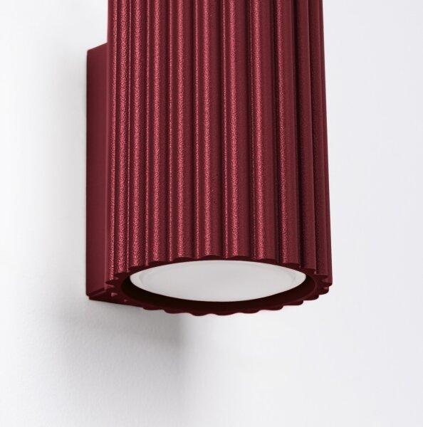Brilagi - LED Nástěnné svítidlo CRESTO 1xGU10/10W/230V 10 cm burgundy