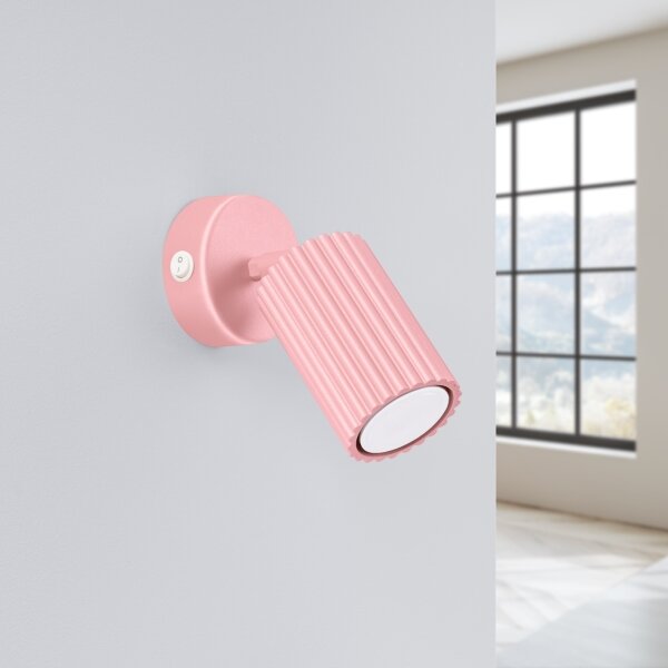 Brilagi - LED Nástěnné bodové svítidlo CRESTO 1xGU10/10W/230V růžová