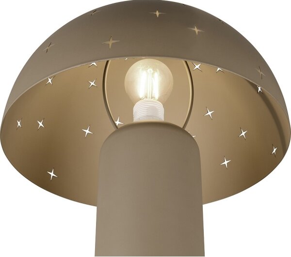 Reality - Stolní lampa SETA 1xE14/28W/230V taupe