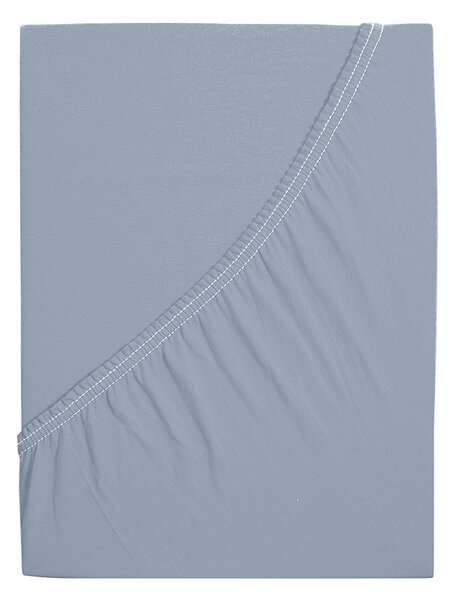 B.E.S. - Petrovice, s.r.o. Prostěradlo Jersey bavlna IDEAL - Šedá Rozměr: 90 x 200