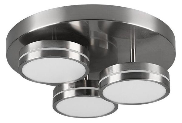 Trio - LED Stmívatelné stropní svítidlo FRANKLIN 3xLED/8,5W/230V pr. 35 cm chrom