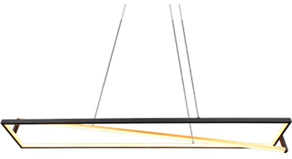 Trio - LED Stmívatelný lustr na lanku EDGE LED/35W/230V 2300/3000/4000K černá