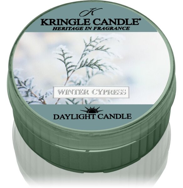 Kringle Candle Winter Cypress čajová svíčka 42 g