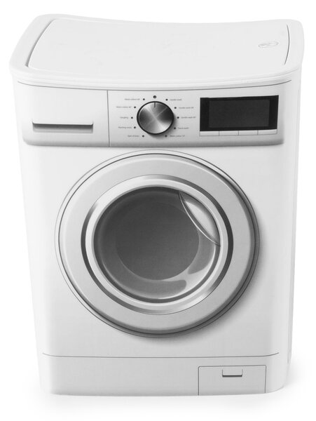 Compactor nádoba na prací prostředky s víkem one-touch, vzhled pračky, 4 L