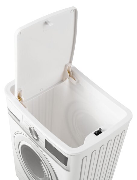 Compactor nádoba na prací prostředky s víkem one-touch, vzhled pračky, 4 L