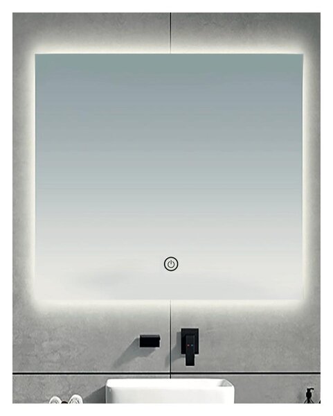 BRILAGI - LED Koupel. zrcadlo LUCE LED/24W/230V 60x60 cm IP44 stm. + CCT