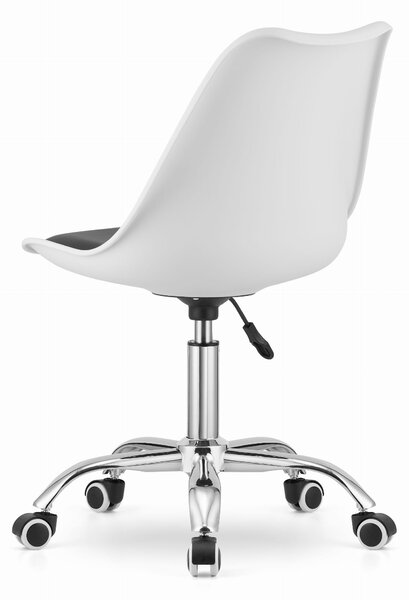 Bílo-černá kancelářská židle PANSY