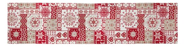 Prostírání MOTIV patchwork červenobéžová 32 x 48 cm