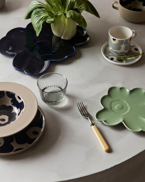Marimekko Talíř Unikko 20cm, 60. výročí / zelený