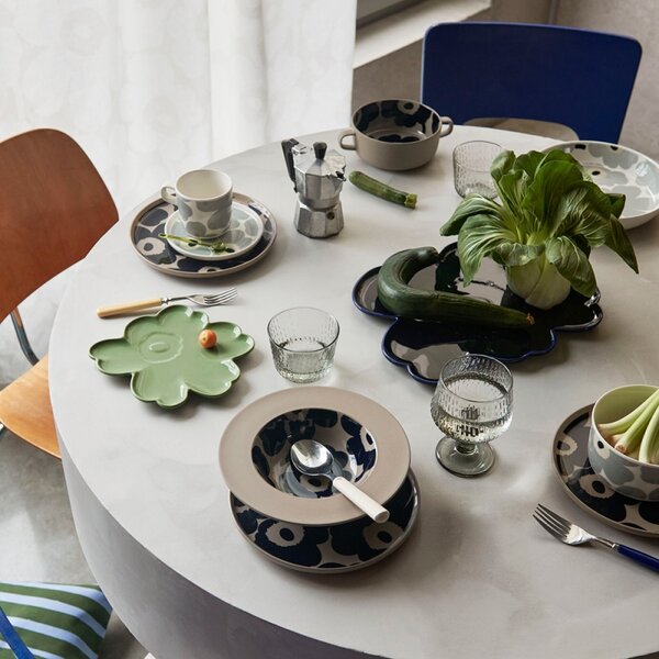 Marimekko Talíř Unikko 20cm, 60. výročí / zelený