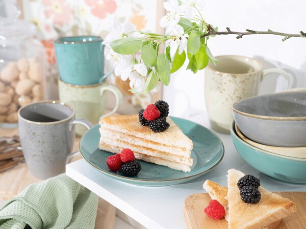 KOMBINOVANÁ SOUPRAVA, 16dílné, kamenina Creatable - Online Only nádobí, Online Only