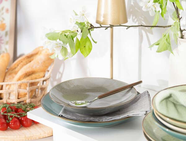 KOMBINOVANÁ SOUPRAVA, 12dílné, kamenina Creatable - Online Only nádobí, Online Only