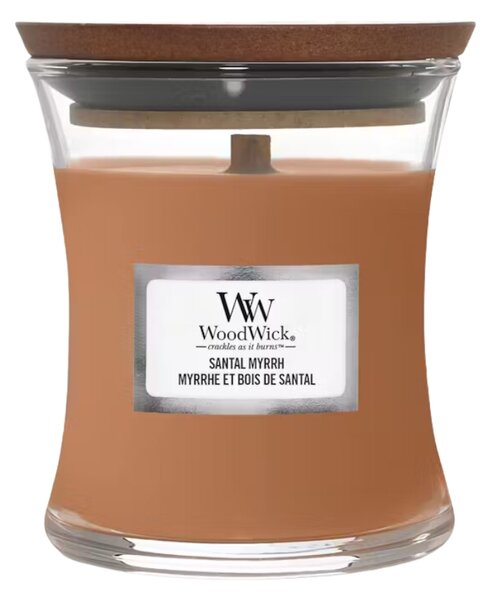 WoodWick Malá vonná svíčka WoodWick, Santal Myrrh