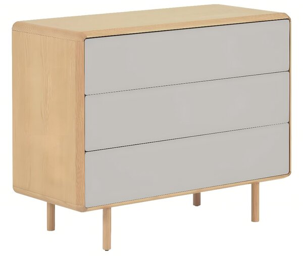 Jasanová komoda Kave Home Anielle 99 x 42 cm