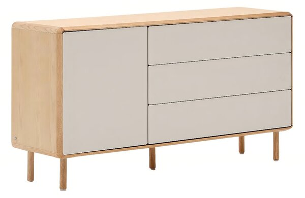Jasanová komoda Kave Home Anielle 150 x 42 cm