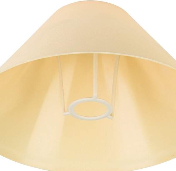 Náhradní stínidlo k stolní lampě E14 21x11 cm žlutá