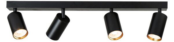 Immax NEO LITE PUNTO-4 Smart bodové svítidlo černé zdroj GU10 6W, RGB+CCT WiFi BEACON