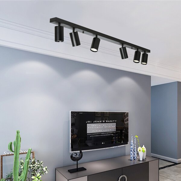 Immax PUNTO-6 stropní nástěnné bodové svítidlo linear 6 hlav, GU10, 119cm