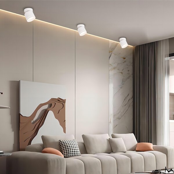 Light Prestige Kendal stropní světlo 1x7 W bílá LP63311SMR1WHmovable