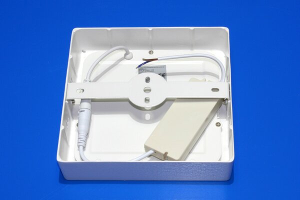 LED panel přisazený čtverec 12W teplá bílá
