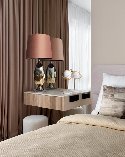 LAMPA KAYLA 38X75 CM CIHLOVÁ