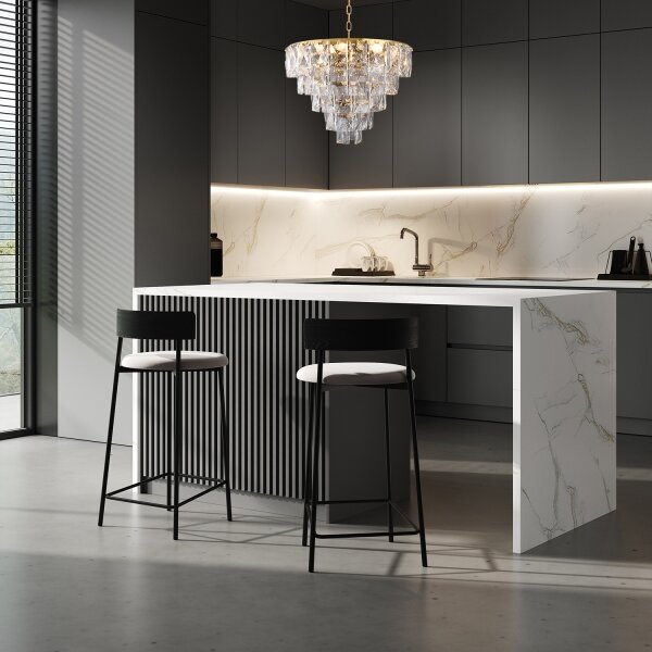 Křišťálový lustr na řetězu CHELSEA 6xE14/40W/230V