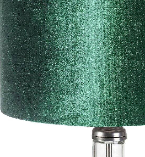 LAMPA KIM 32X32X61 CM TMAVĚZELENÁ