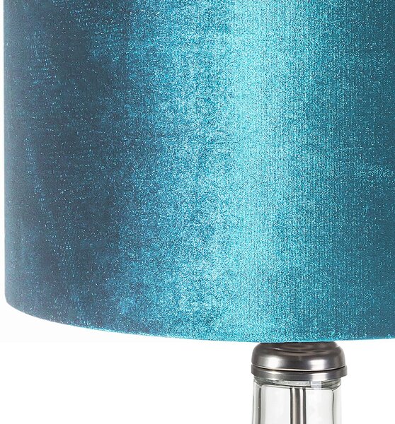 LAMPA KIM 32X61 CM TYRKYSOVÁ