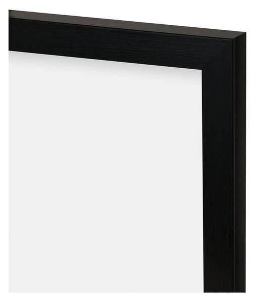 Černý plastový rámeček na zeď 75x30 cm