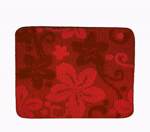 WC koupelnová předložka červená Comfort, 40 x 50 cm