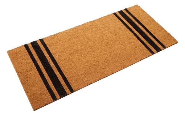 Rohožka z kokosového vlákna 55x125 cm Black Stripe – Premier Housewares