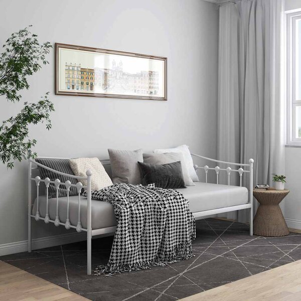 VidaXL Rám postele/pohovky kovový 90 x 200 cm [324757] Barva: Černá