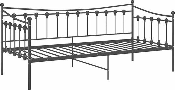 VidaXL Rám postele/pohovky kovový 90 x 200 cm [324757] Barva: Černá