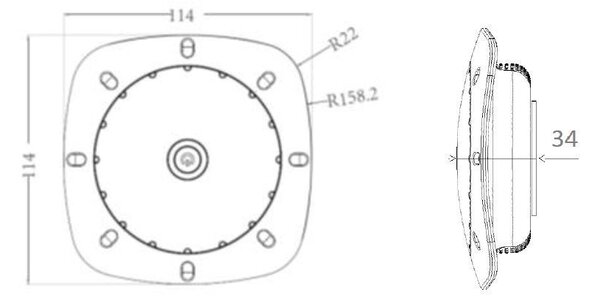 NO(T)MAD Nabíjecí LED svítidlo NOTMAD s uchycením na magnet, IP68 - studená bílá Barva produktu: Bílá