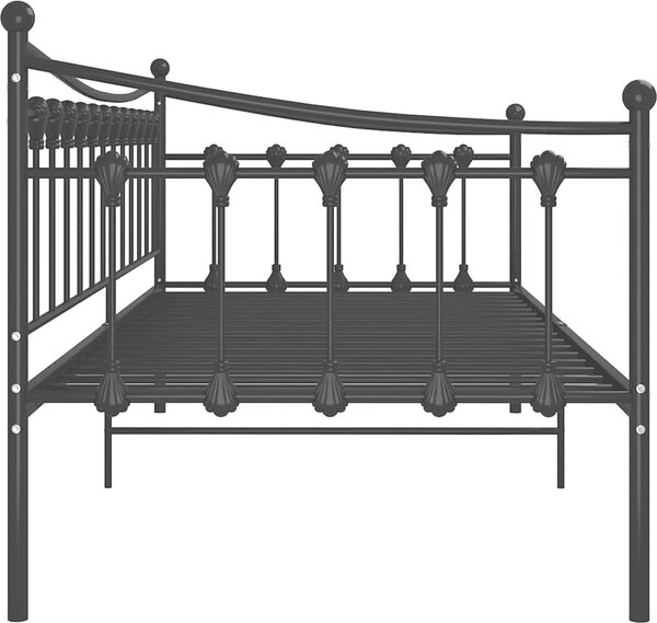 VidaXL Rám postele/pohovky kovový 90 x 200 cm [324757] Barva: Černá