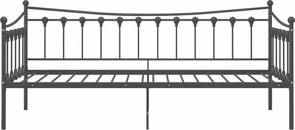 VidaXL Rám postele/pohovky kovový 90 x 200 cm [324757] Barva: Černá