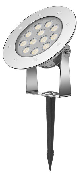 LED-lumin Zahradní LED světlo se zapichovacím trnem 9W 24V Barevná teplota: Zelená