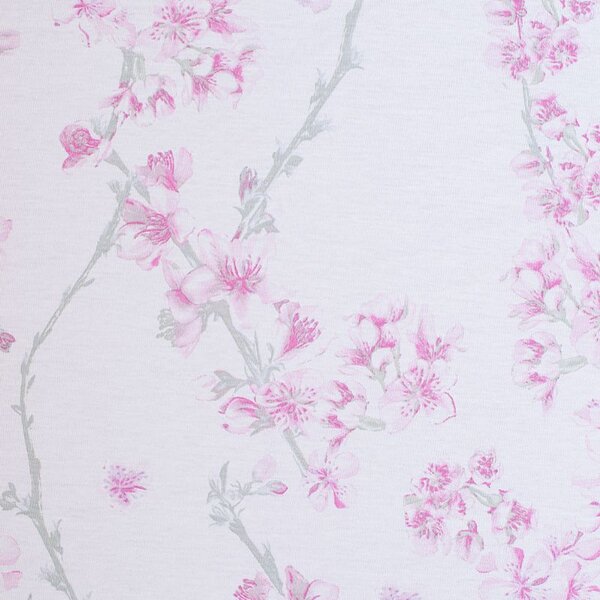 Povlečení JERSEY sakura bílorůžová 140 x 200/70 x 90 cm