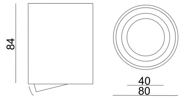 LED-lumin Stropní svítidlo AMAT pro GU10, bílé