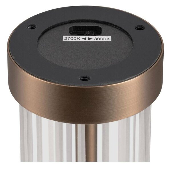 BIG WHITE SLV QUIMERA stolní lampa, 2700/3000K, měděná 1008040