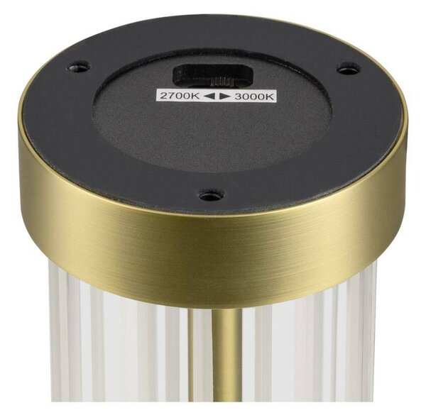 BIG WHITE SLV QUIMERA stolní lampa, 2700/3000K, mosaz 1008039