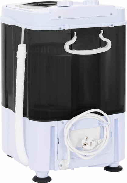 VidaXL Mini pračka jeden buben 2,6 kg [42039108] Barva: Modro-bílá