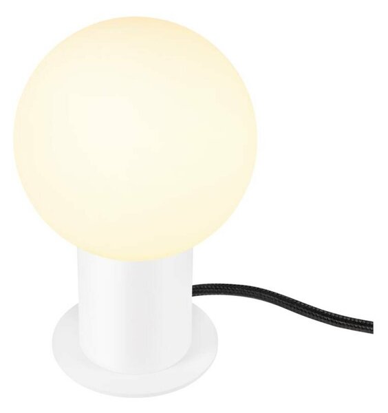 BIG WHITE SLV VARYT Stolní lampa, kulatá, 1x max. 6W, E14, bílá 1008110