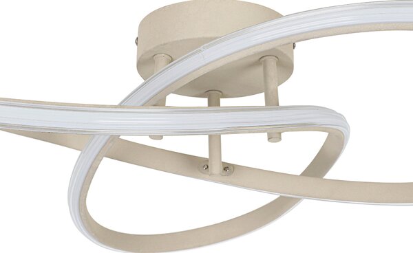 STROPNÍ LED SVÍTIDLO, 55/55/15 cm Novel - Stropní svítidla